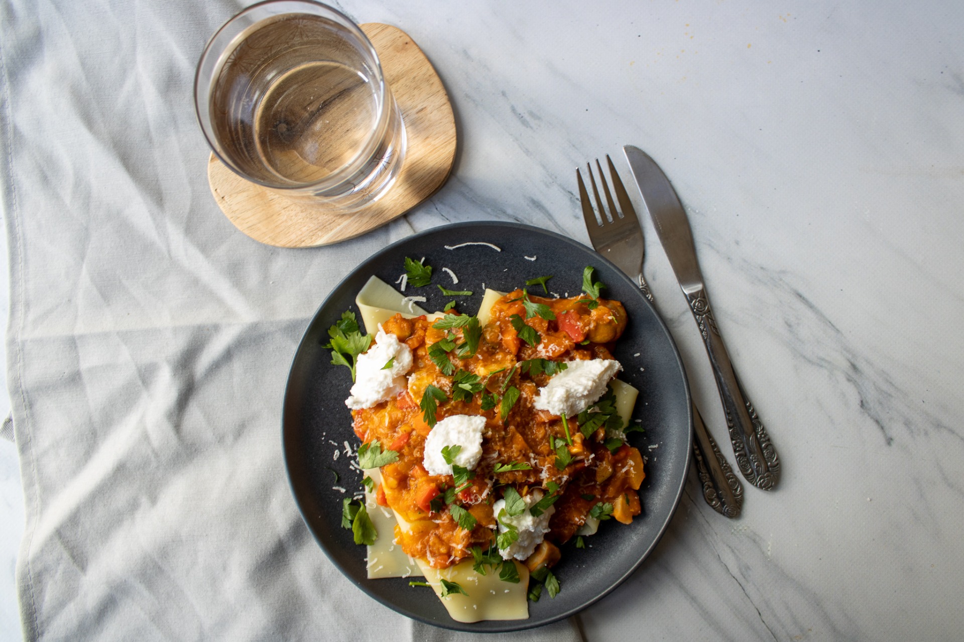 Vegetarische lasagne